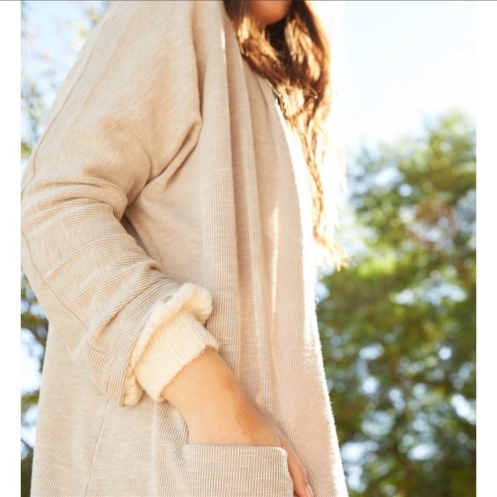 DONNI Ribbed Sweater Cardigan NWT - Picture 2 of 10